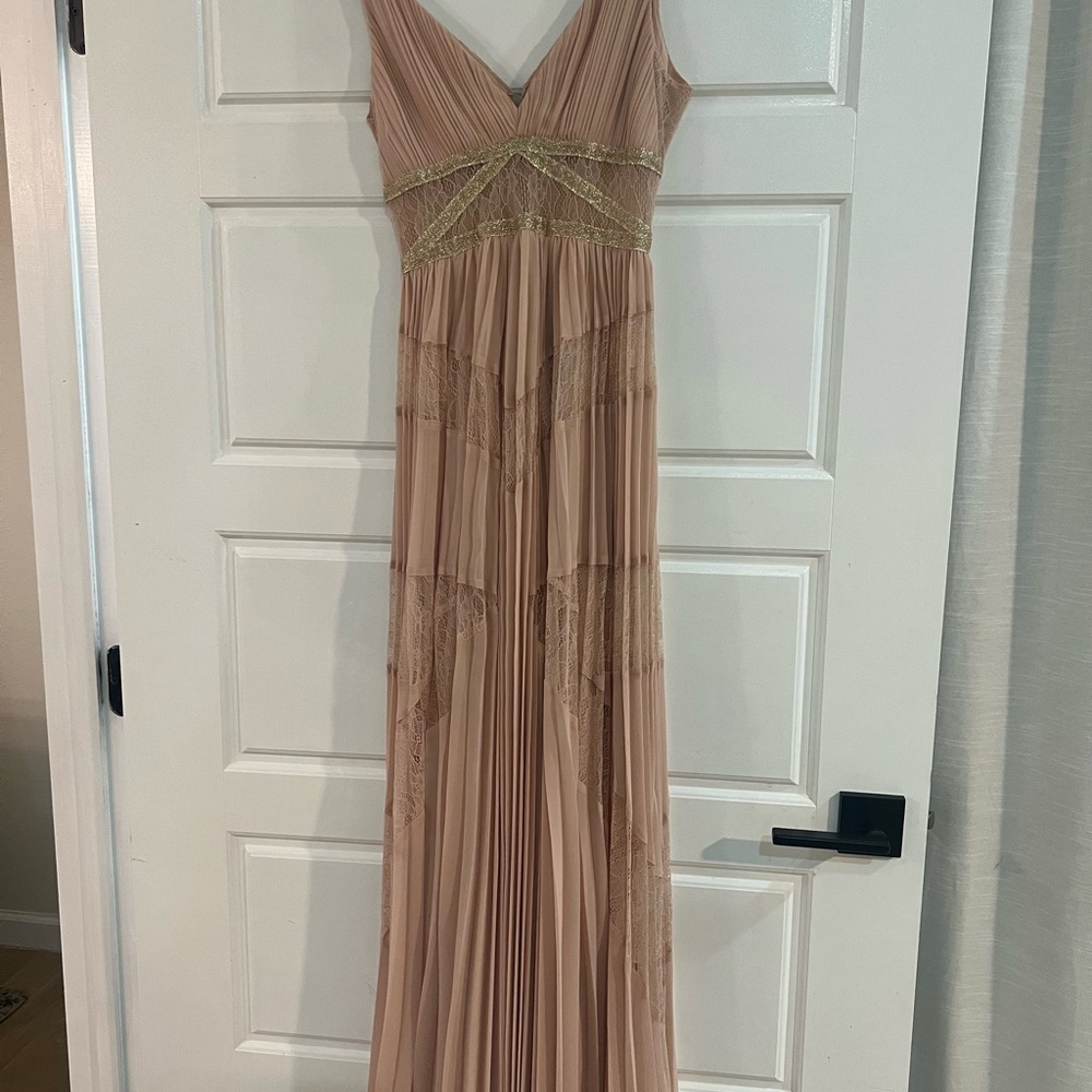 BCBGMaxAzria Blush Lace Dress